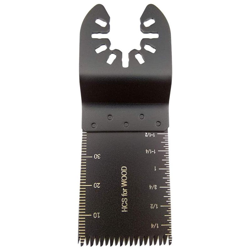 TuhooMall Mixed Wood Oscillating Tool Blades Multitool Saw Blade Set, Quick Release Saw Blades Fit for Fein Multimaster, Porter Rockwell Cable,Black & Decker,Ridgid Ryobi, Dewalt, Chicago (6 PCS) - Image 4